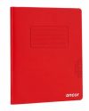 Cahier Piqué Couv. Polypro ROUGE 96p seyes 90g 17×22 Ancor