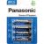 Pack de 4 piles Panasonic 1.5V R6 Mignon AA – Bleu