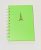 Notebook avec Spiral Eiffel Tower 14.4*10cm