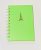 Notebook avec Spiral Eiffel Tower 14.4*10cm