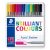 Staedtler Triangular fineliner triplus, set de 15 B. Metal