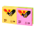 Sticky Notes DELI 76x76mm 100F Couleur Fluo