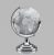 Globe Terrestre en verre transparent 8cm