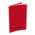 Cahier 17×22 140p Seyes 90g PP ROUGE Conquerant