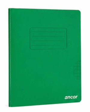 Cahier Piqué Couv. Polypro VERT 96p seyes 90g 17×22 Ancor